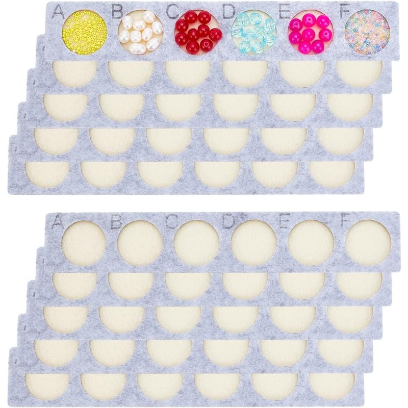 Jewelry Making Organizer - 10pcs Bead Design Trays Bead Mat