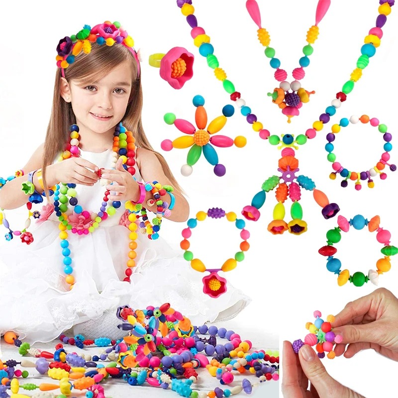 Jewelry Making 4 Year Old - 188-608pcs Pop Beads Children Girls Princess
