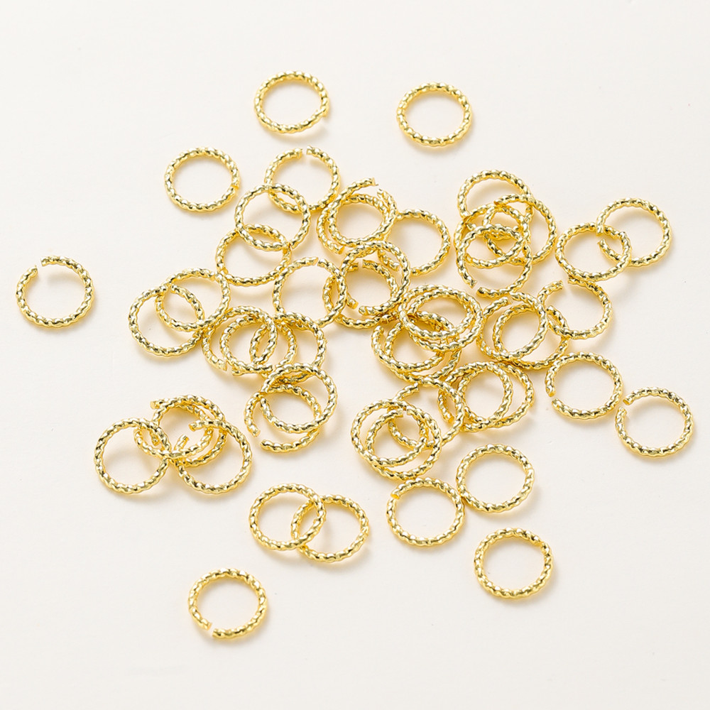 Jewelry Making With Copper Wire - 50Pcs 4-12mm 14K/18K Gold Plated Brass