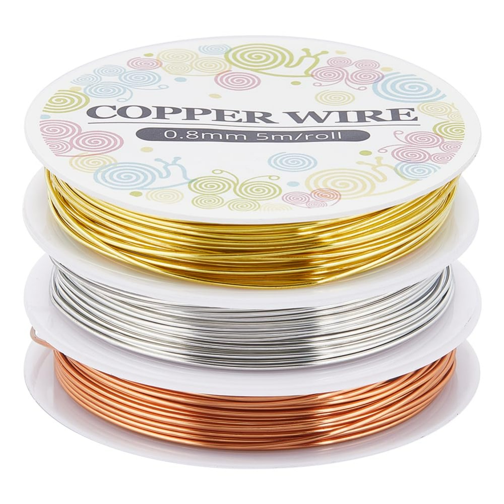 Jewelry Making With Copper Wire - 12.8M Copper Jewelry Wire 0.8mm 20