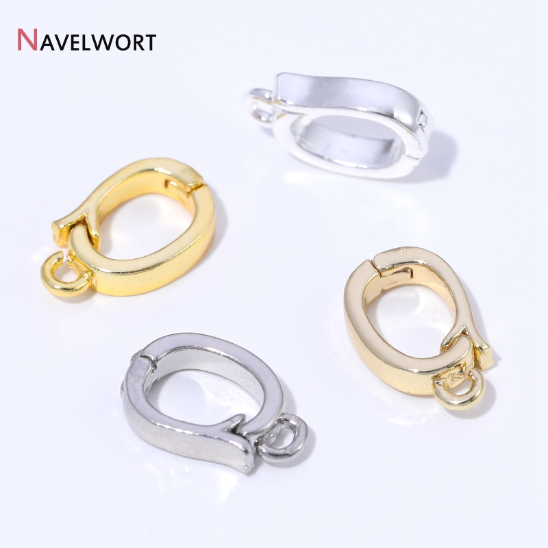 Jewelry Making Supplies - 14K/18K Gold Plated Brass Metal Hinged