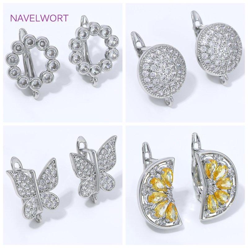 Jewelry Making Designs - 18K Gold Plated Fan Shape Flower