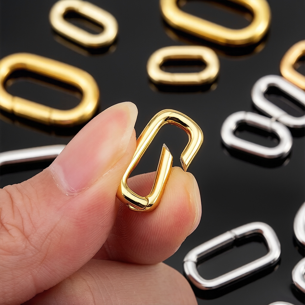 Jewelry Making Hoops - 2pcs 18K Gold Plated Filled Oval