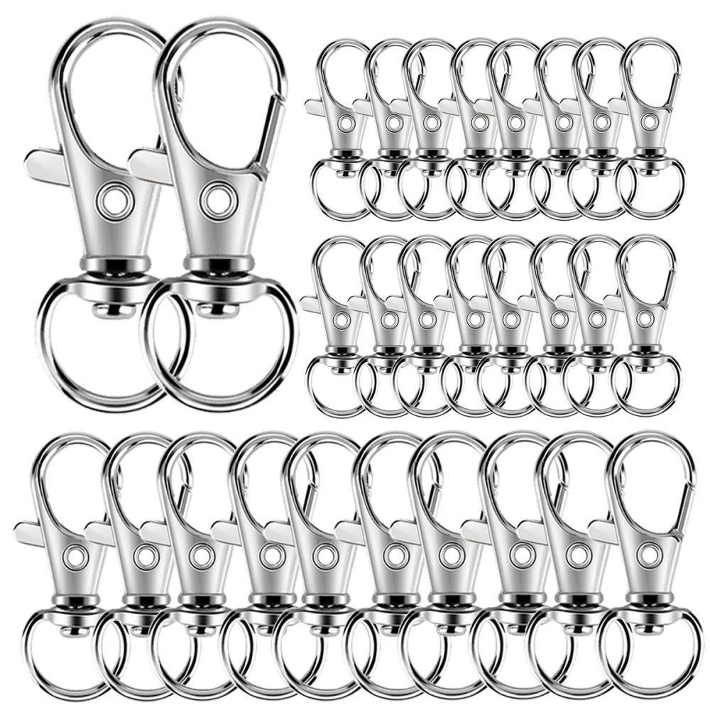 25-200Pcs Metal Swivel Snap Ho - đánh giá và giá Jewelry Making Hoops