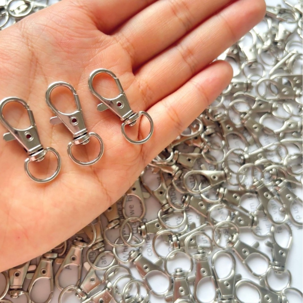 25-200Pcs Metal Swivel Snap Ho - đánh giá và giá Jewelry Making Hoops