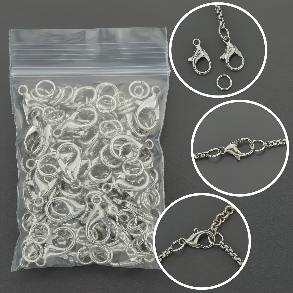 1/2/300pcs Lobster Clasps Open - đánh giá và giá Jewelry Making Hoops
