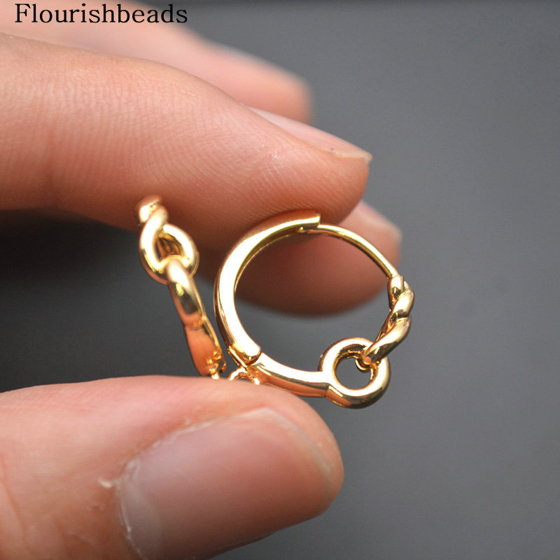 30pc Twisted Round Circle 18K  - đánh giá và giá Jewelry Making Hoops