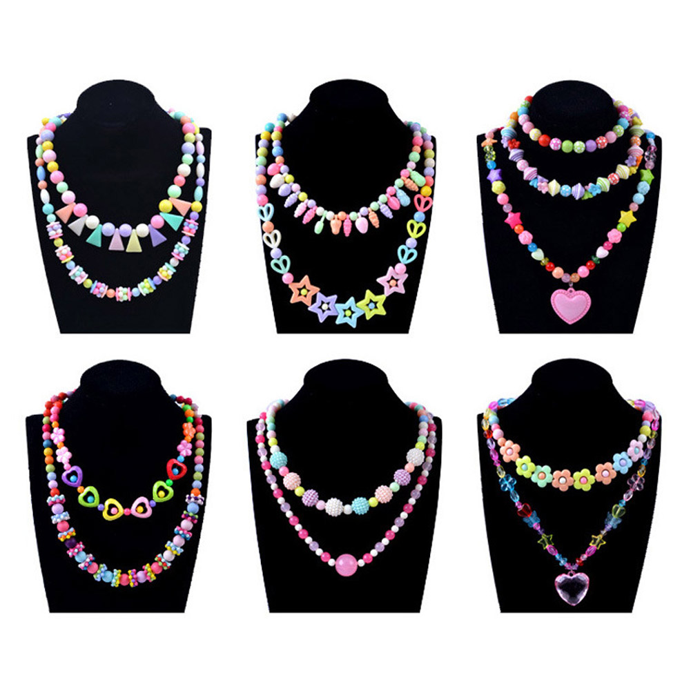 24 Lưới Cô Gái Makaron Màu Sắc - đánh giá và giá Jewelry Making 4 Year Old