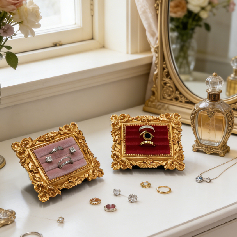 Vintage Picture Frame Ring Dis - đánh giá và giá Jewelry Making Organizer