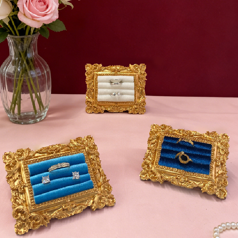 Vintage Picture Frame Ring Dis - đánh giá và giá Jewelry Making Organizer
