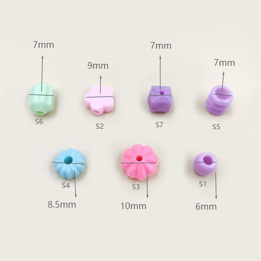 40pcs/bag Loose Mix Cute Acryl - đánh giá và giá Jewelry Making 4 Year Old