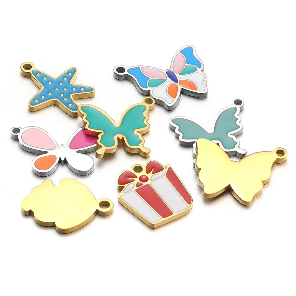 5pcs Stainless Steel Star Butt - đánh giá và giá Jewelry Making 4 Year Old