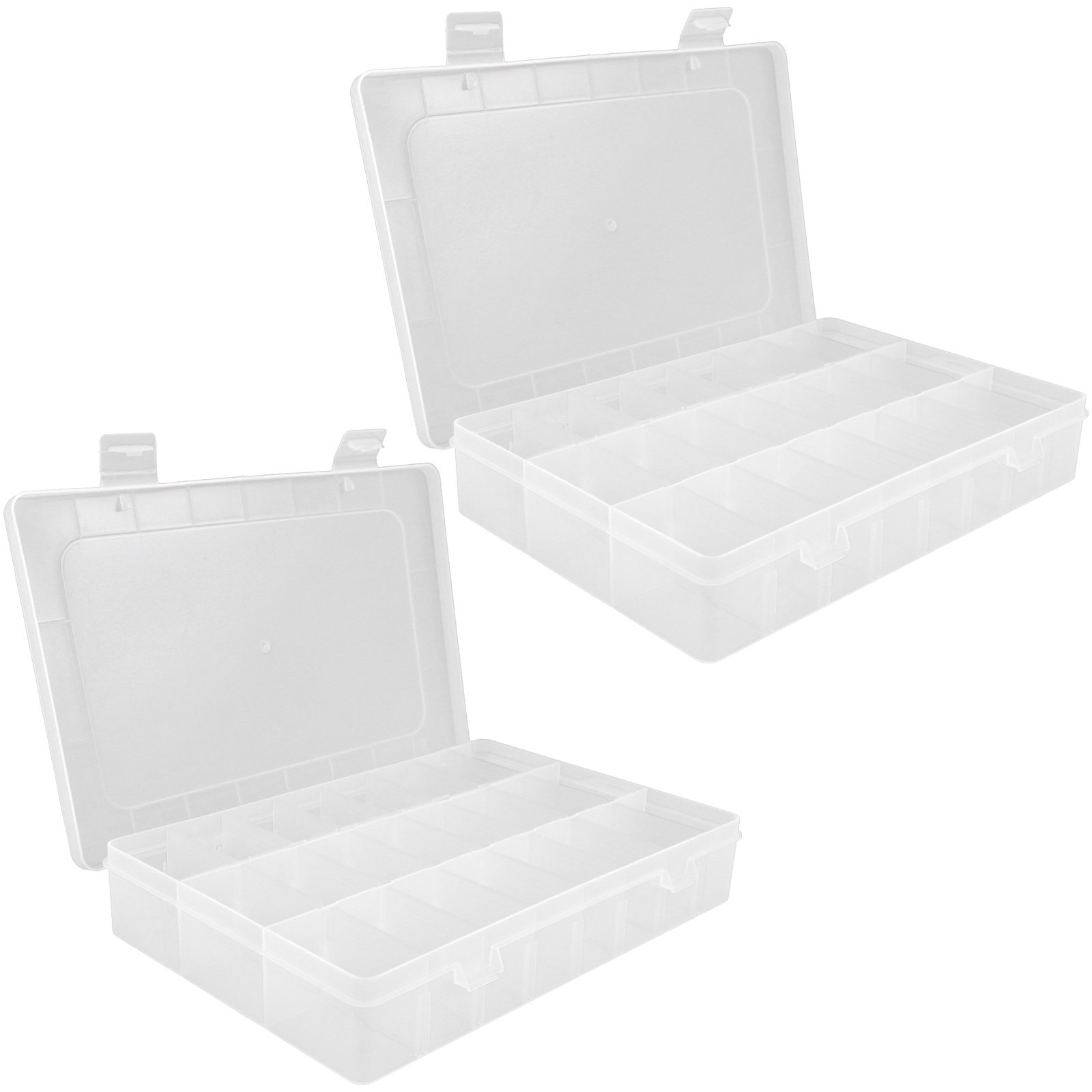 2 Pcs Plastic Grid Organizer S - đánh giá và giá Jewelry Making Organizer