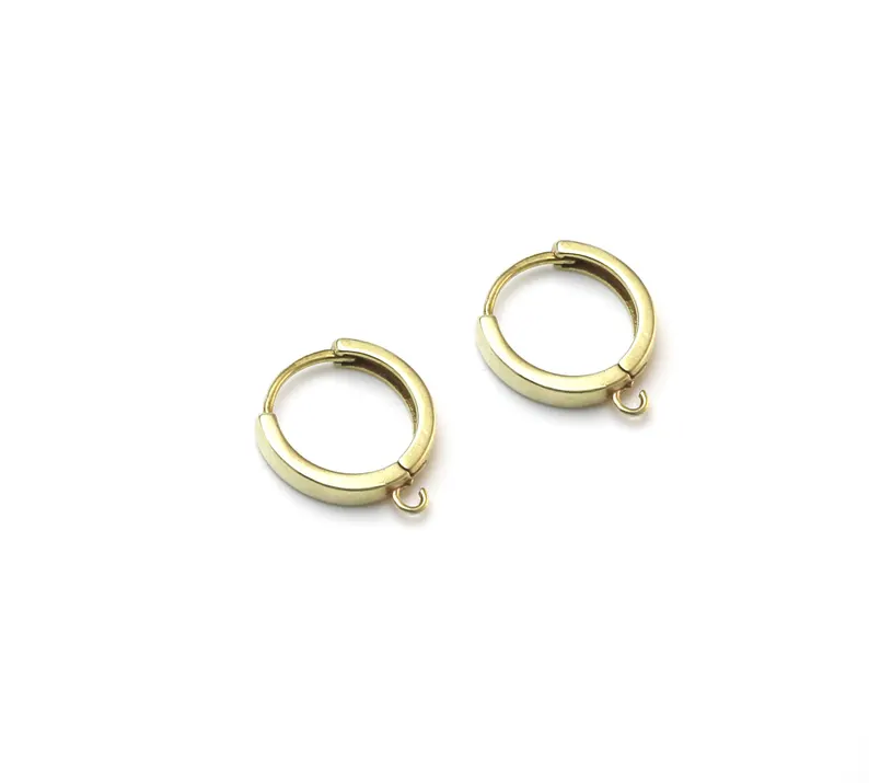 10pcs Brass Ear Hoops, Leverba - đánh giá và giá Jewelry Making Supplies