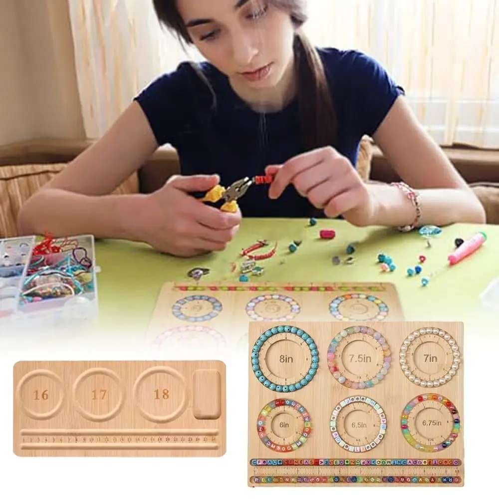 8 Type Wooden Flocked Beading  - đánh giá và giá Jewelry Making Organizer