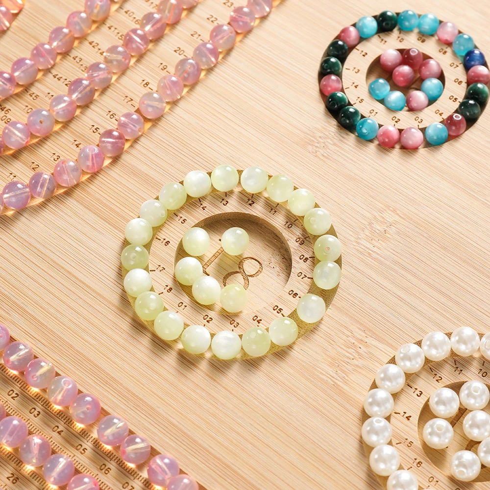 8 Type Wooden Flocked Beading  - đánh giá và giá Jewelry Making Organizer