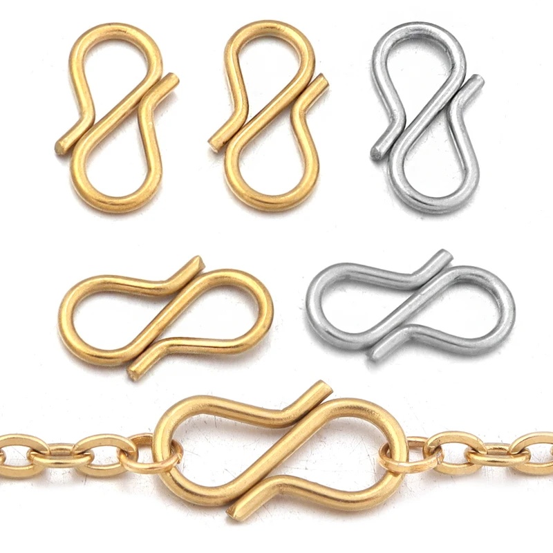 30pcs Stainless Steel S Shape  - đánh giá và giá Jewelry Making Designs