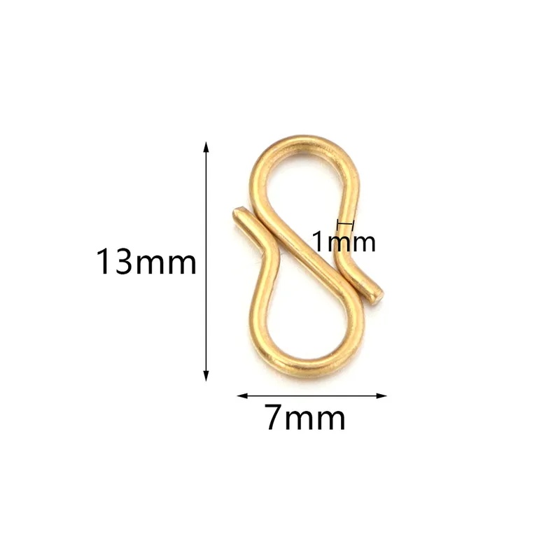 30pcs Stainless Steel S Shape  - đánh giá và giá Jewelry Making Designs
