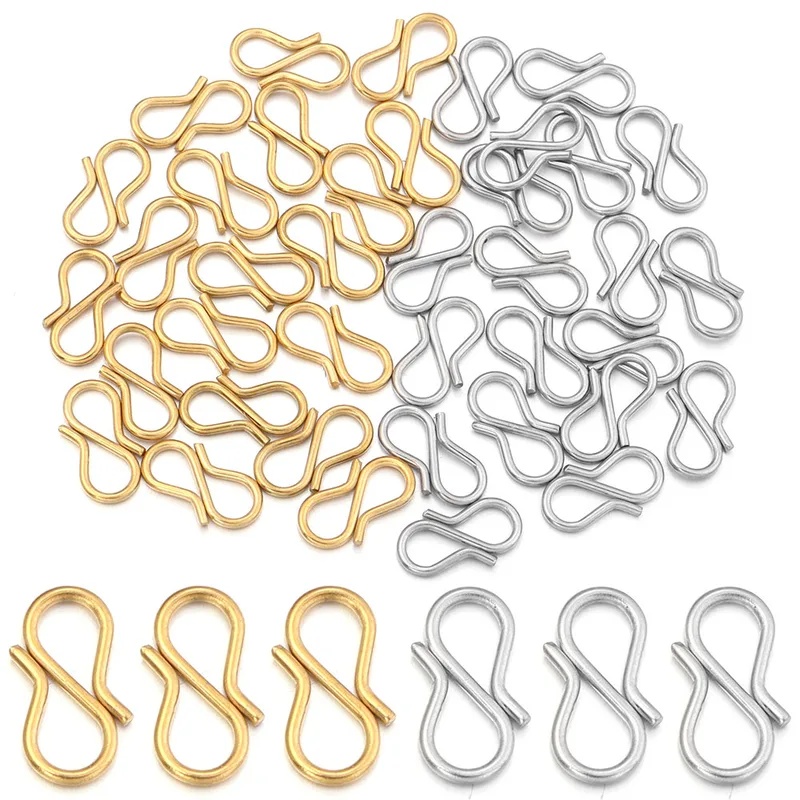 30pcs Stainless Steel S Shape  - đánh giá và giá Jewelry Making Designs