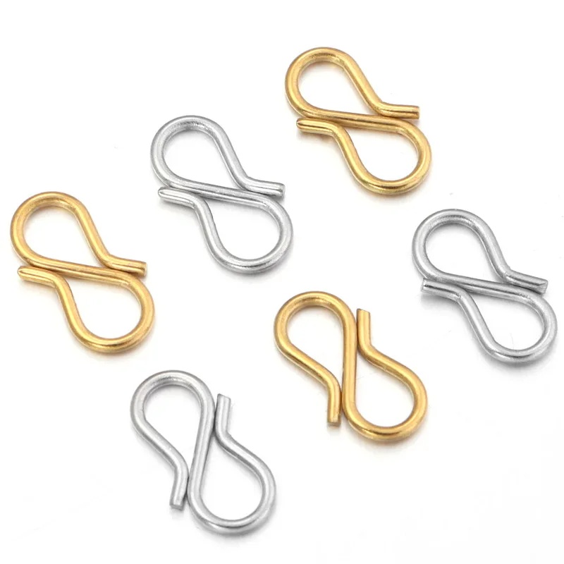 30pcs Stainless Steel S Shape  - đánh giá và giá Jewelry Making Designs