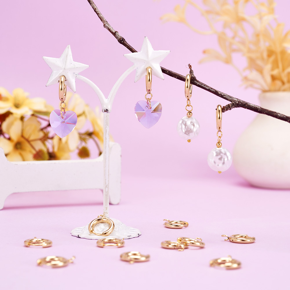 10pcs 201 Stainless Steel Hugg - đánh giá và giá Jewelry Making Hoops