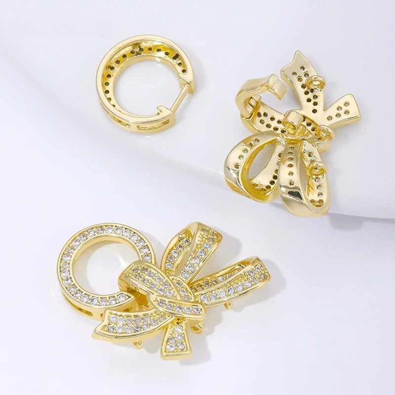 18K Gold Plated Pearl Clasps C - đánh giá và giá Jewelry Making Hoops