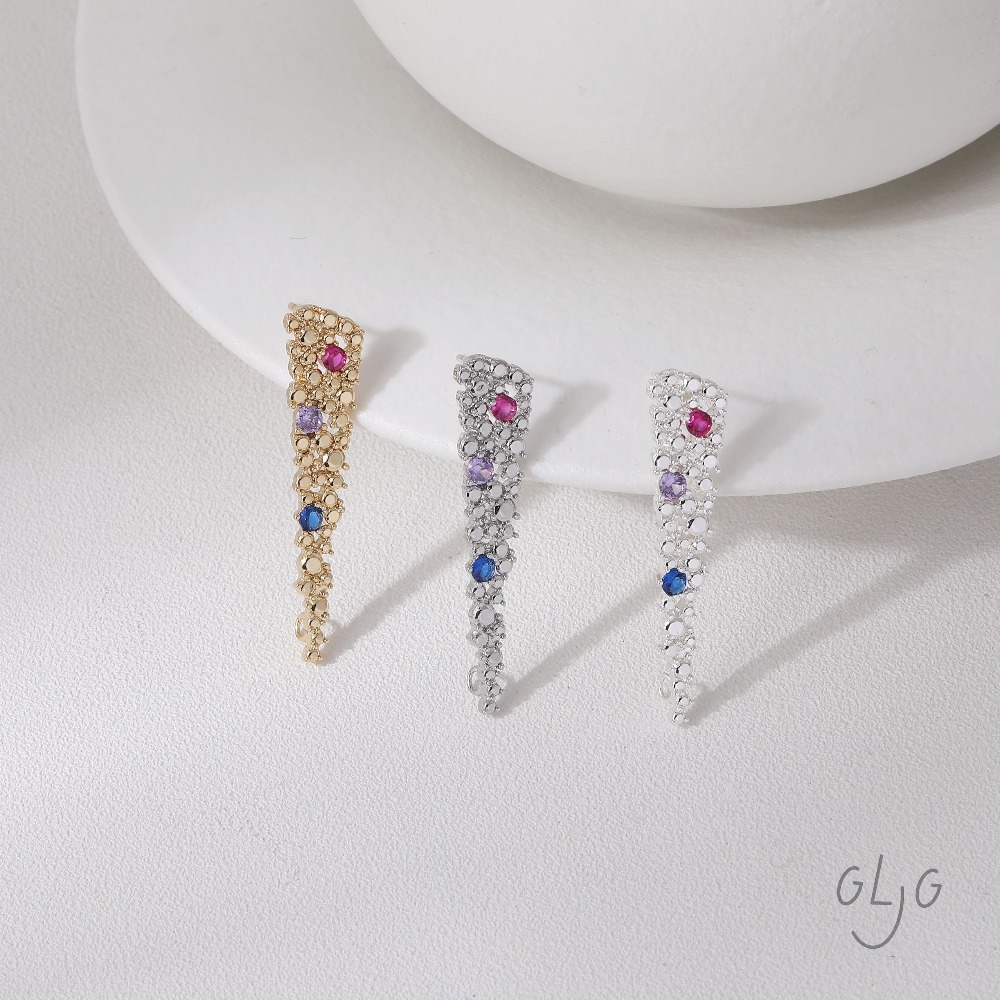 2PCS  CZ Paved Design Ear Stud - đánh giá và giá Jewelry Making Earring Supplies