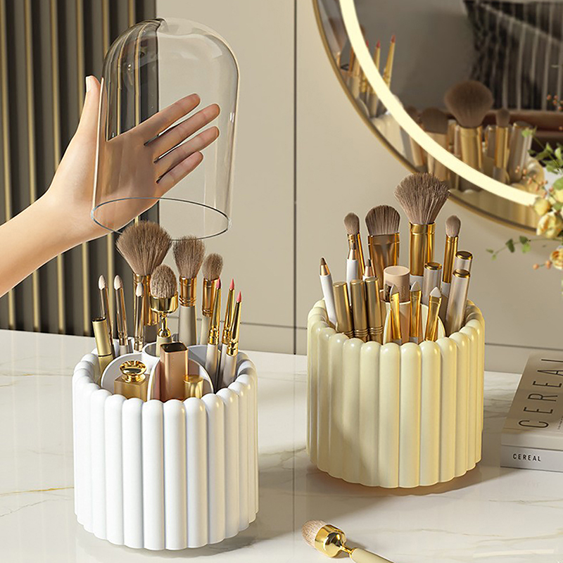 360° Rotating Makeup Brushes H - đánh giá và giá Jewelry Making Organizer