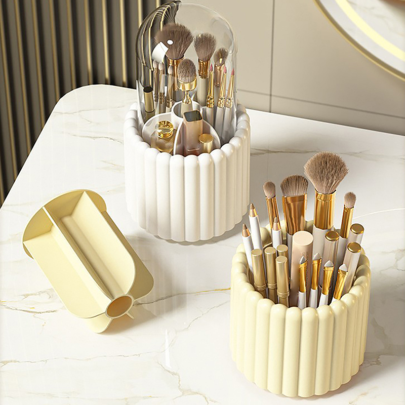 360° Rotating Makeup Brushes H - đánh giá và giá Jewelry Making Organizer
