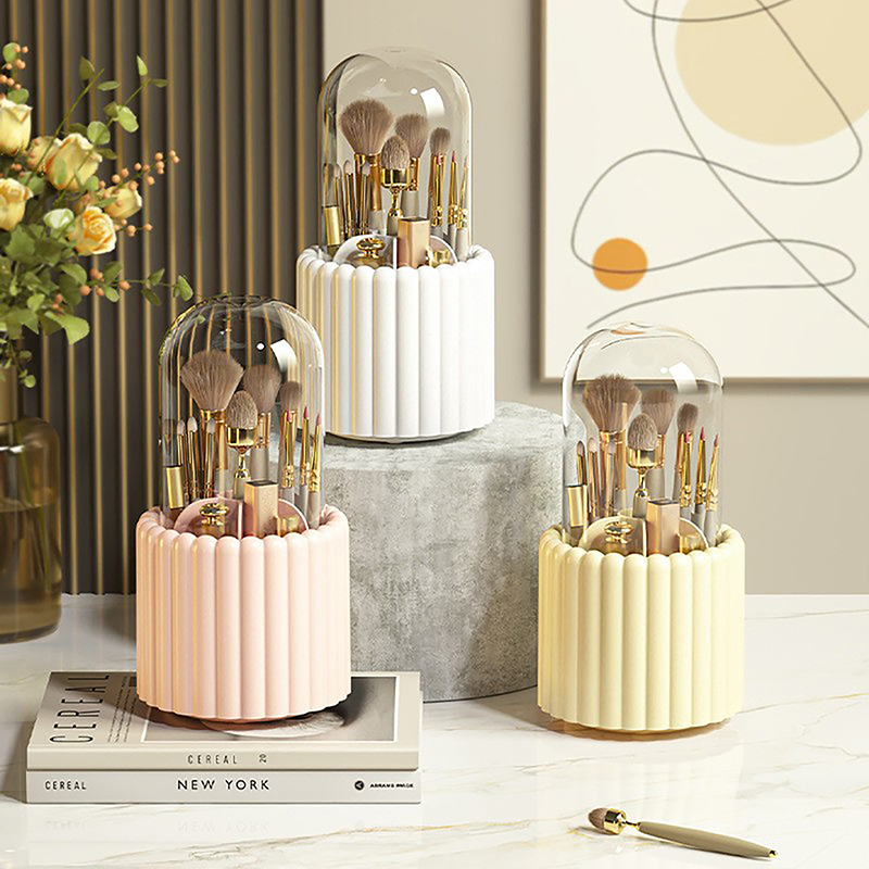 360° Rotating Makeup Brushes H - đánh giá và giá Jewelry Making Organizer
