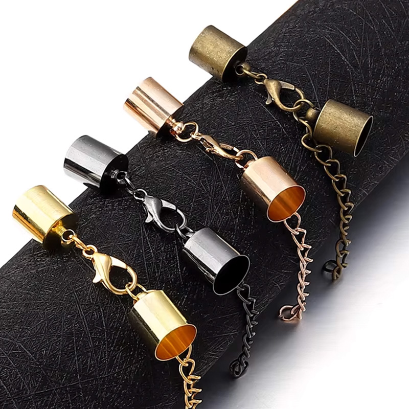 10Sets Leather Cord End Caps W - đánh giá và giá Jewelry Making Designs