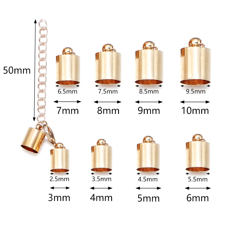 10Sets Leather Cord End Caps W - đánh giá và giá Jewelry Making Designs