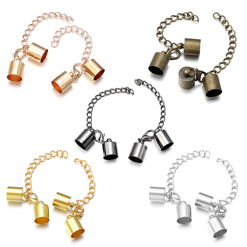 10Sets Leather Cord End Caps W - đánh giá và giá Jewelry Making Designs