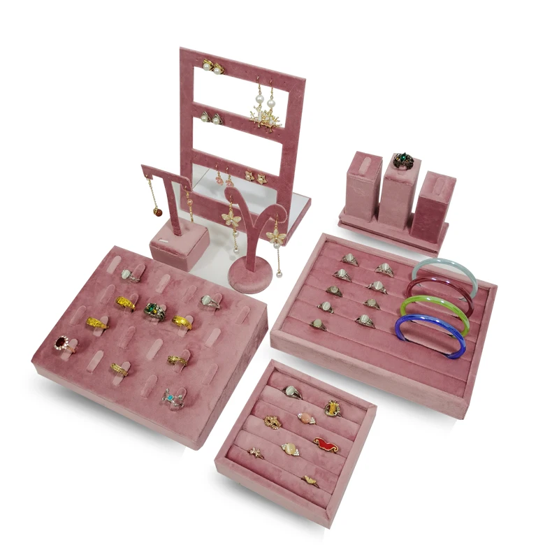 New Pink Velvet Jewelry Organi - đánh giá và giá Jewelry Making Organizer
