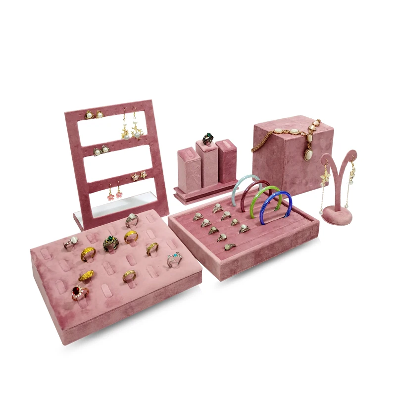 New Pink Velvet Jewelry Organi - đánh giá và giá Jewelry Making Organizer