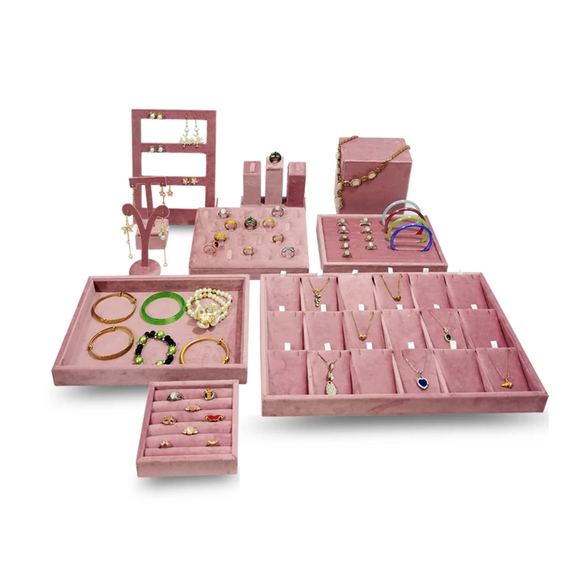 New Pink Velvet Jewelry Organi - đánh giá và giá Jewelry Making Organizer