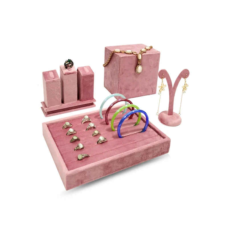 New Pink Velvet Jewelry Organi - đánh giá và giá Jewelry Making Organizer