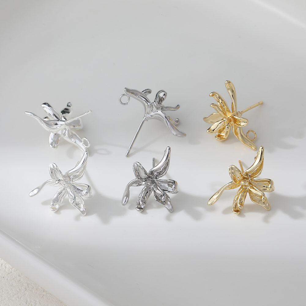 4PCS Dainty Flower Shape Ear S - đánh giá và giá Jewelry Making Earring Supplies