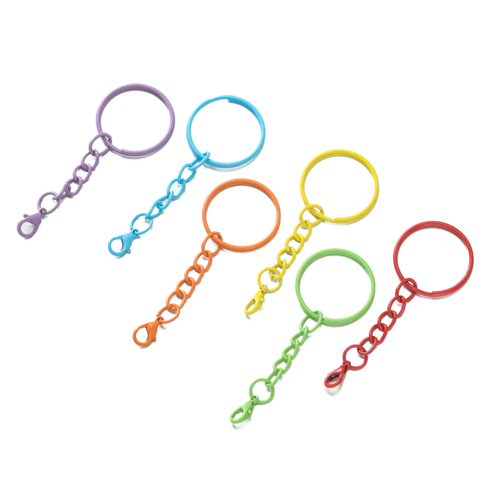 5pcs/Lot 25mm Colored Split Ri - đánh giá và giá Jewelry Making Hoops