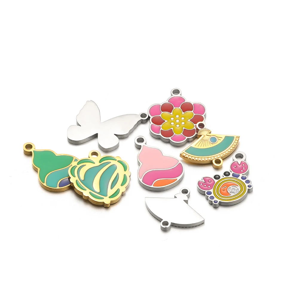 5pcs Stainless Steel Lotus But - đánh giá và giá Jewelry Making 4 Year Old