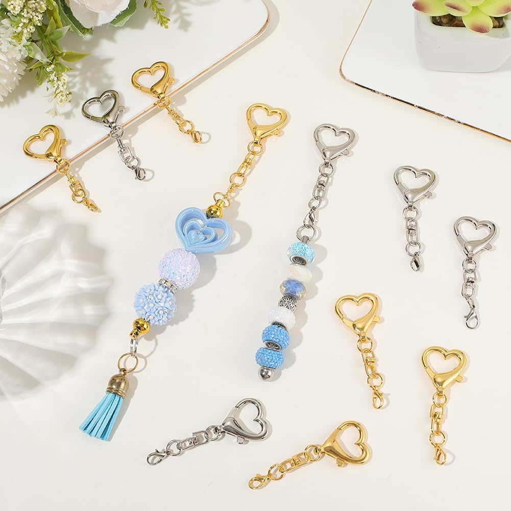 5/15/30Pcs Heart Shaped Swivel - đánh giá và giá Jewelry Making Designs