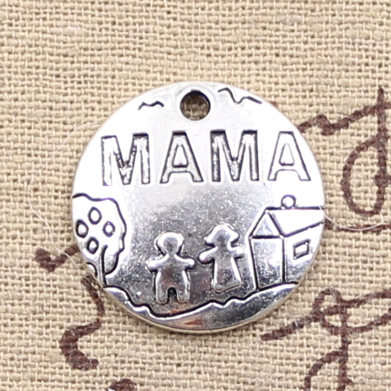 12pcs Charms Mama Children Hom - đánh giá và giá Jewelry Making 4 Year Old