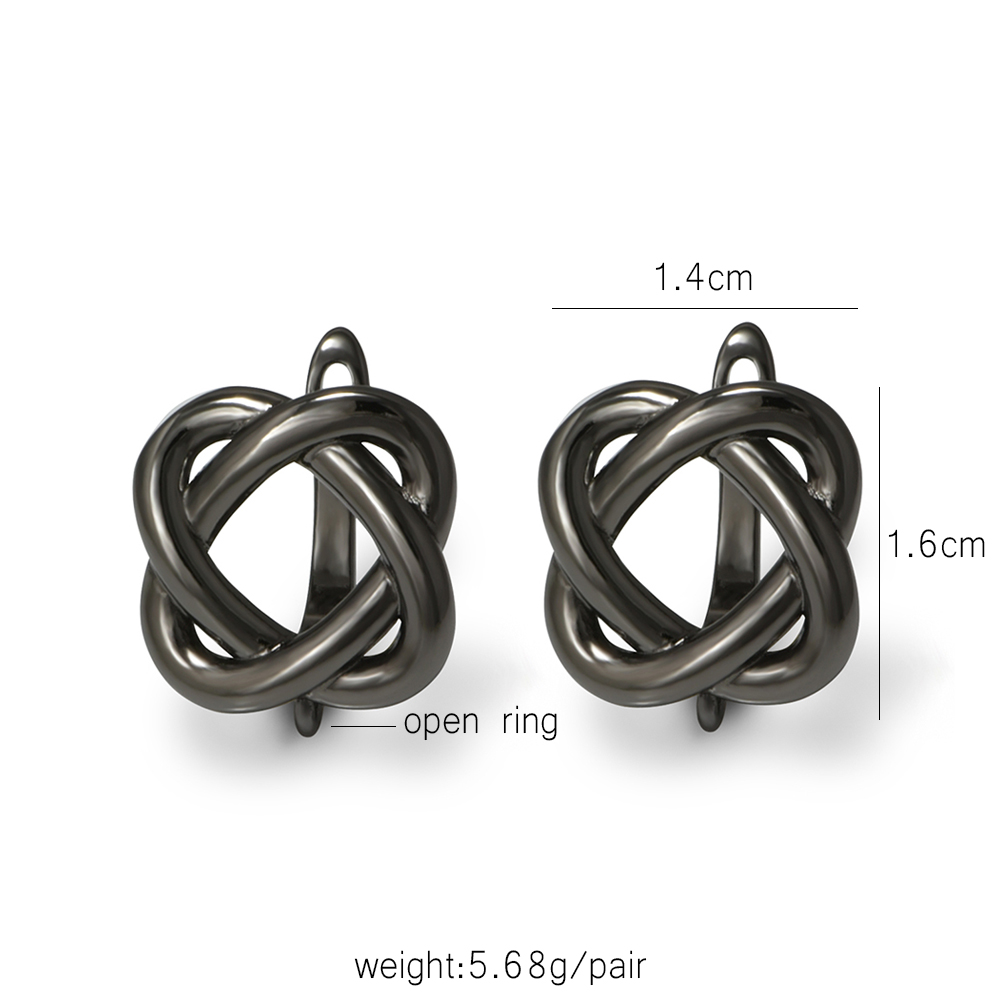 YANASI 1 Pair Gun Black  Brass - đánh giá và giá Jewelry Making Earring Supplies