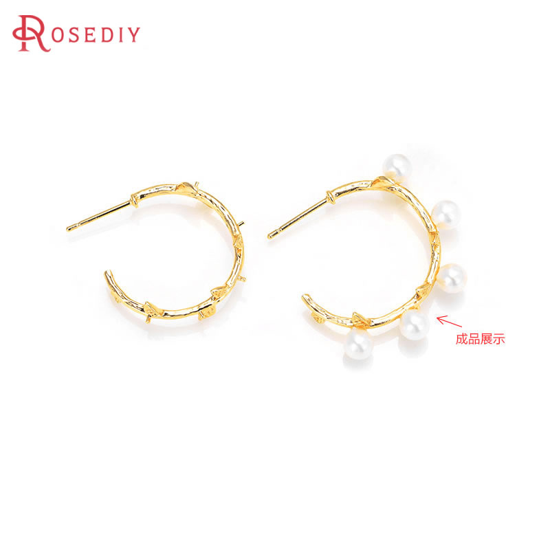 6PCS 18K Gold Color Brass with - đánh giá và giá Jewelry Making Earring Supplies