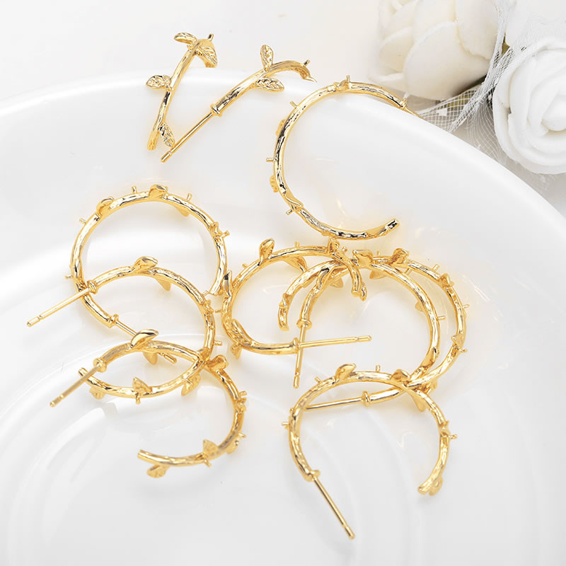 6PCS 18K Gold Color Brass with - đánh giá và giá Jewelry Making Earring Supplies