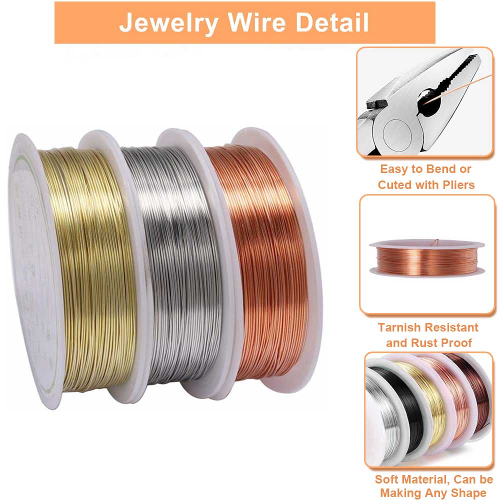 1pc 0.2-1mm Coppers Jewelry Wi - đánh giá và giá Jewelry Making With Copper Wire