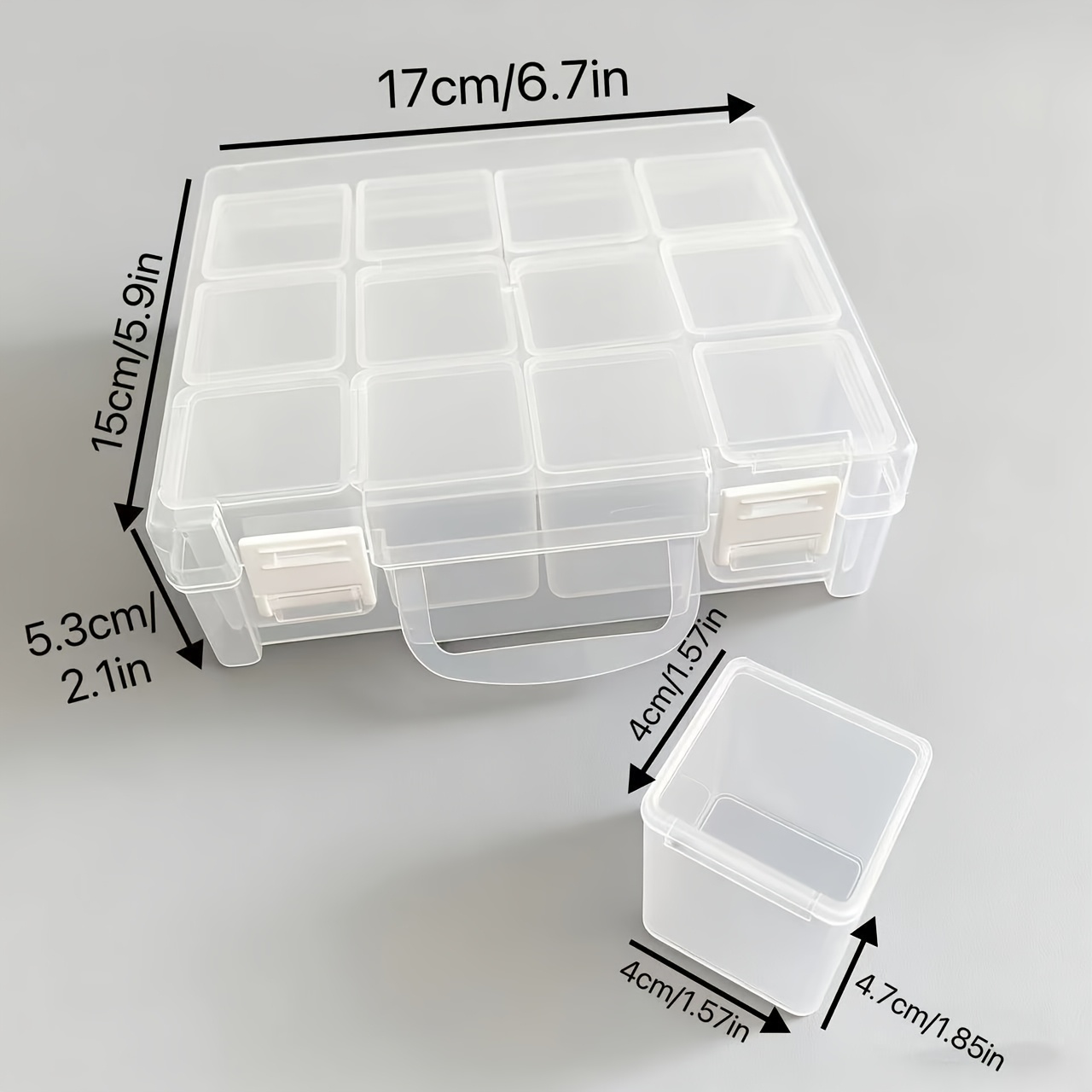12-Grid Large Capacity Plastic - đánh giá và giá Jewelry Making Organizer