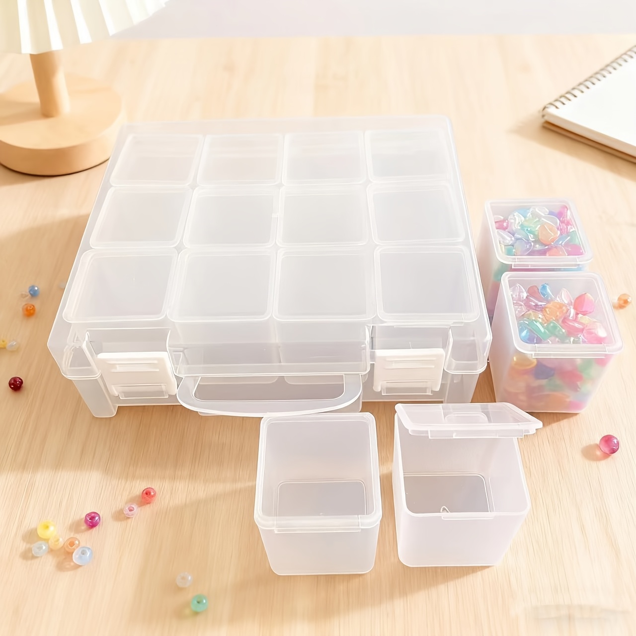 12-Grid Large Capacity Plastic - đánh giá và giá Jewelry Making Organizer