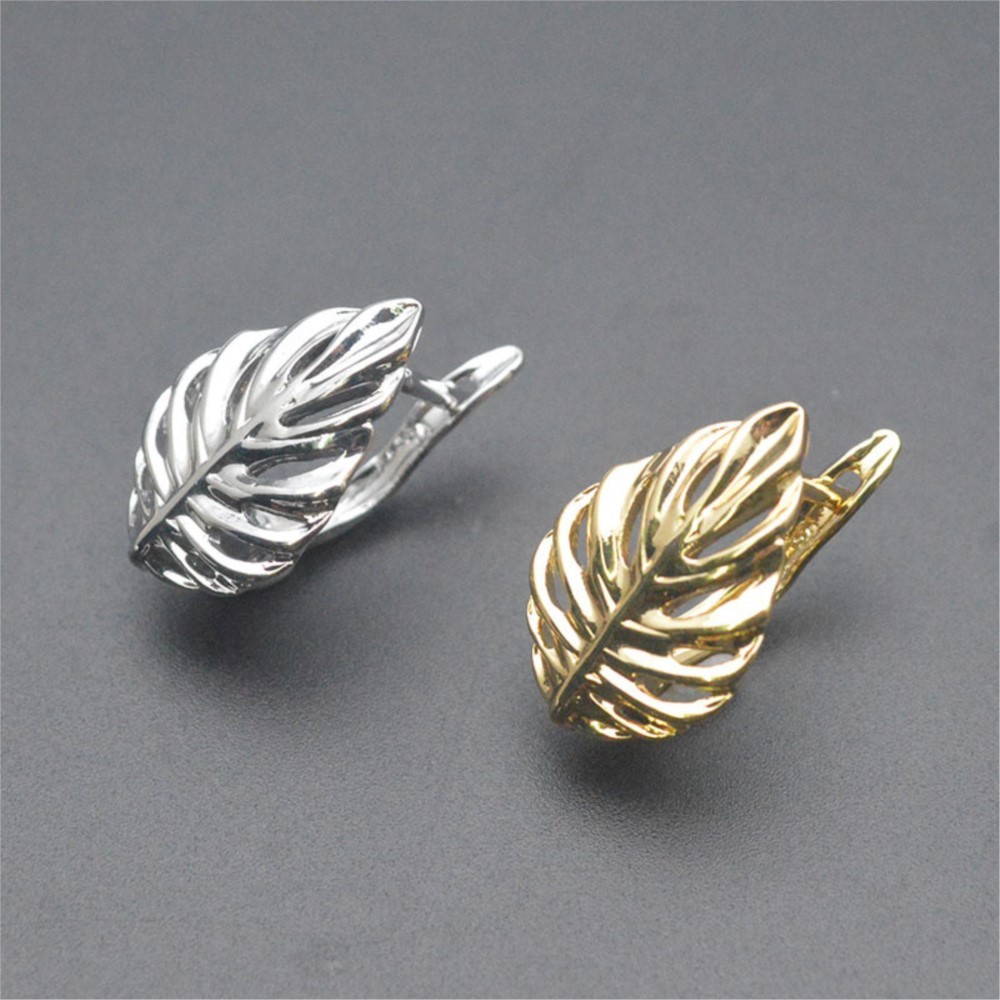 1/2Pcs 18K Gold Plated Brass L - đánh giá và giá Jewelry Making Earring Supplies