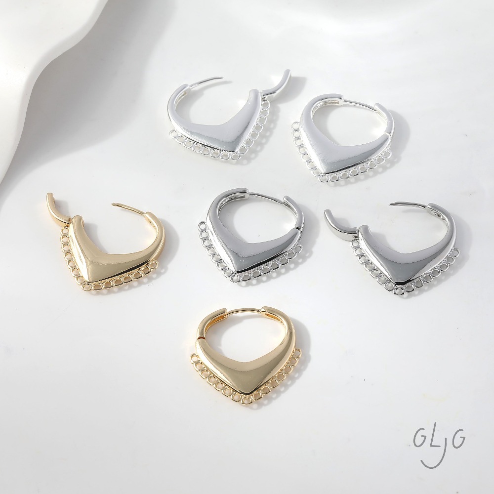 4PCS Dainty Heart Ear Studs Di - đánh giá và giá Jewelry Making Earring Supplies